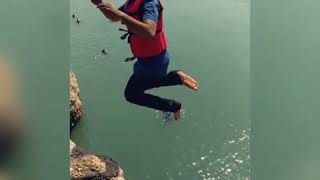 preview picture of video 'Cliff Diving | Khanpur Dam | Pakistan | Slo-Mo'