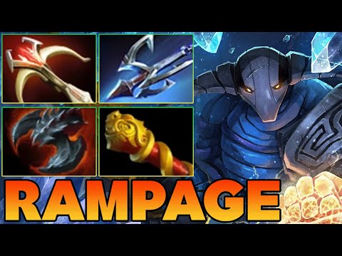 Rampage + 27 Kills Sven Dota 2 !! Sven Dota Pro Gameplay Build Guide Highlights Safelane 7.39 7.40