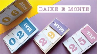 Vídeo de Calendário Permanente (Tudo para Papelaria)