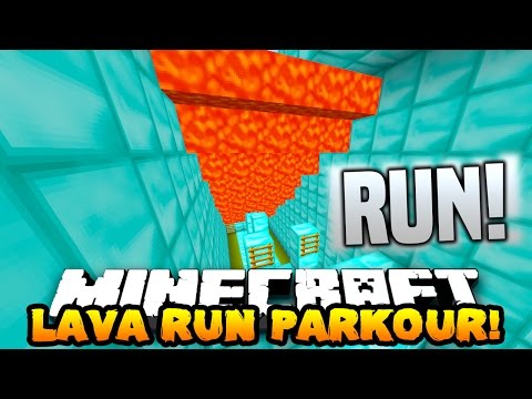 Minecraft SUPER LAVA RUN! (PARKOUR FROM LAVA!) w/PrestonPlayz, Lachlan & MrWoofless
