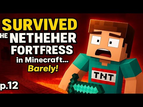 🔥 I Finally Found a NETHER FORTRESS in Minecraft! 😱 | Survival Series Ep.12