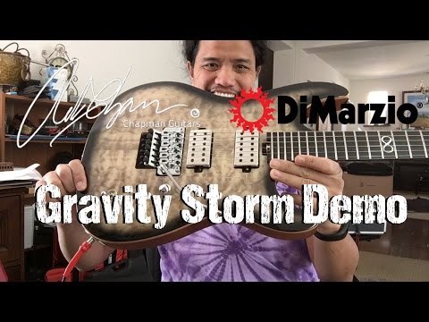 DiMarzio Gravity Storm Demo on Chapman Guitars ML-1 Norseman