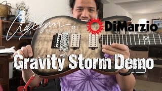 DiMarzio Gravity Storm Demo on Chapman Guitars ML-1 Norseman