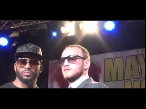 mayweather vs berto undercard faceoff salido ishe smith badou jack  | boxing fight