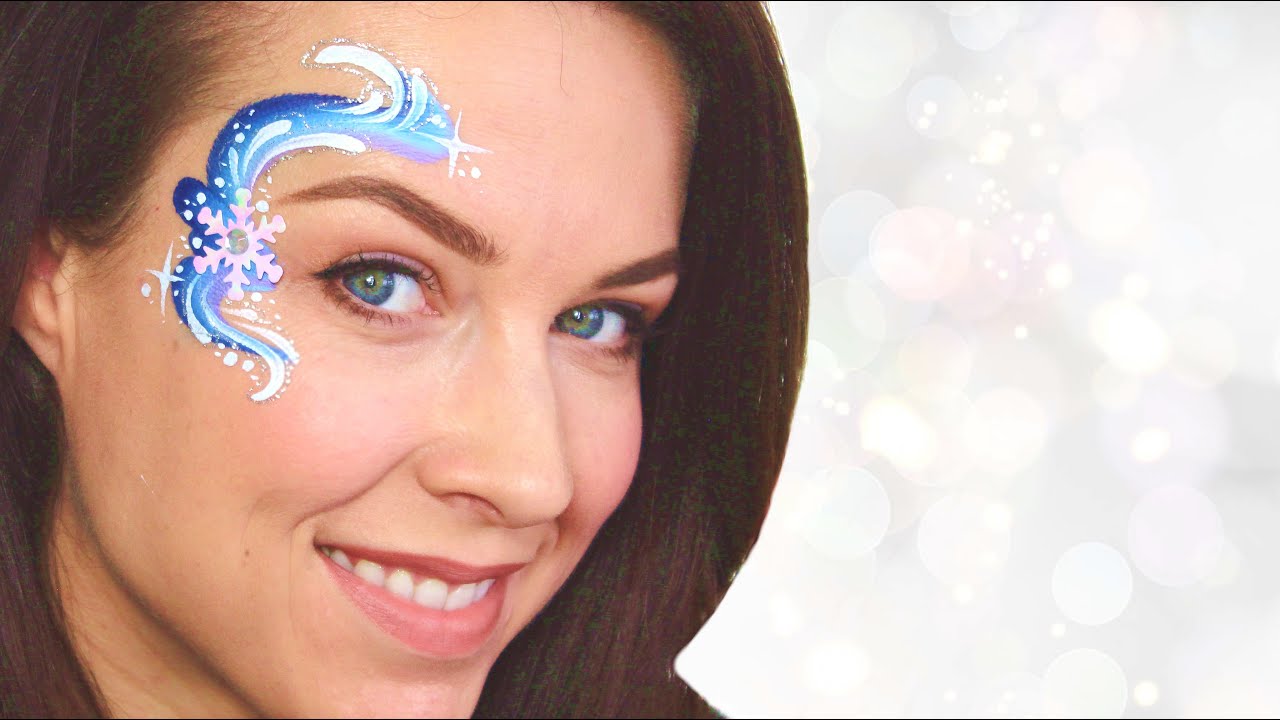 Easy Frozen Face Painting Tutorial