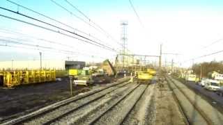 preview picture of video 'Timelapse spoorvernieuwingswerken in Zandvoorde'