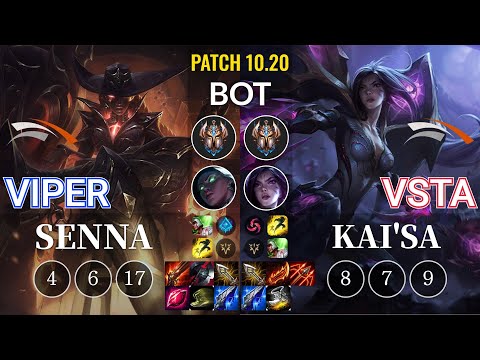 HLE Viper Senna vs HLE Vsta Kai'Sa Bot - KR Patch 10.20