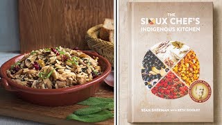 EASY "WILD RICE PILAF" from THE SIOUX CHEF| JAME'S BEARD-WINNING COOKBOOK REVIEW!