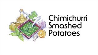 Chimichurri Smashed Potatoes