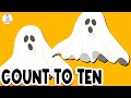 COUNTING To 10 With SPOOKY HALLOWEEN GHOSTS Halloween Math For Young Learners