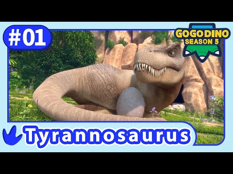【GOGODINO S5】E01 Tyrannosaurus and the Egg Rescue | Dinosaur Cartoon | Kids | Toys | Robot | Animal