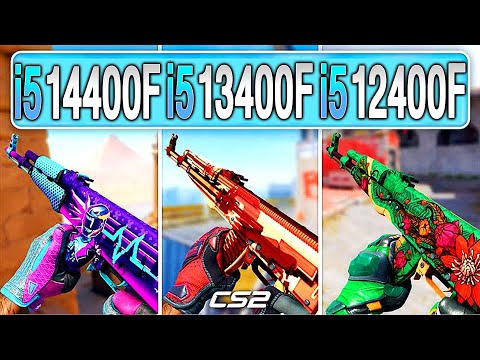 i5 14400F vs i5 13400F vs i5 12400F - RTX 5060 - CS2 - January 2026