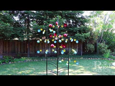 12892 Triple Stance Wind Spinner 90"