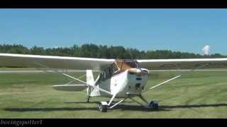 preview picture of video 'Various Propeller Aircraft @ the Carp Fly in breakfast'