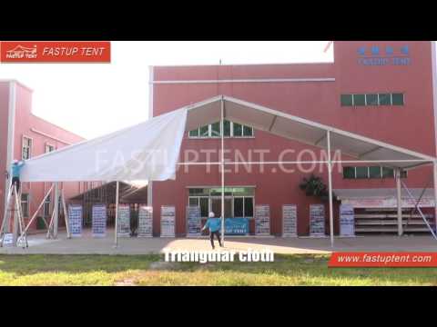 How to install 20m 25m 30m aluminum frame clear span marquee...