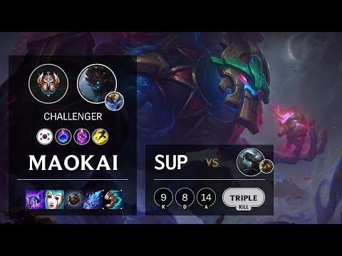 Maokai Support vs Senna - KR Challenger Patch 10.10
