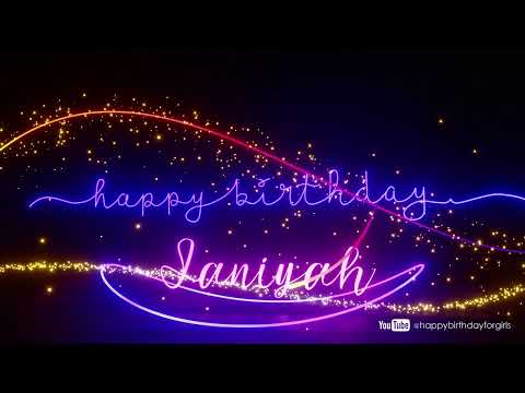 Janiyah #Birthday #special #video #wish Happy Birthday song  Birthday wishes @happybirthdayforgirls