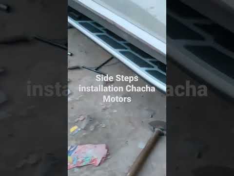 Side Step installation #chachamotorsworkshop