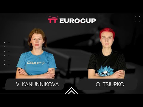14:45 Vasylysa Kanunnikova - Oleksandra Tsiupko 07.02.2025 TT Euro.Cup Women Ukraine Star. TABLE 3