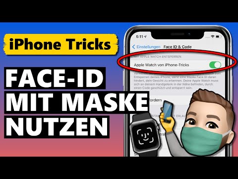 iPhone mit Apple Watch entsperren (Face-ID mit Maske nutzen) ⌚😷🤳📲