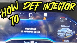 HOW TO: 3.0 Duramax DEF INJECTOR #2 Replacement