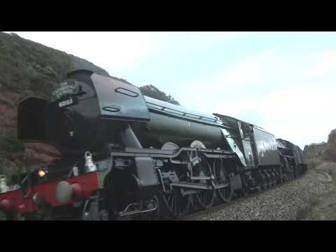 Flying Scotsman Full Tour through Devon