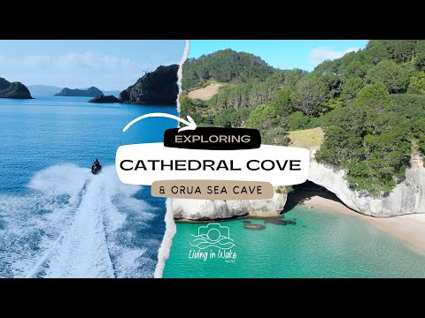 Exploring Cathedral Cove and a Sea Cave on my Sea-doo