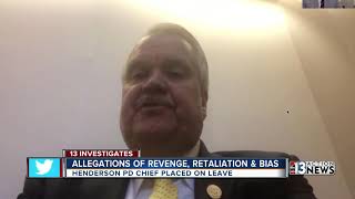 UPDATE: Henderson police chief placed on administrative leave, at odds with police unions