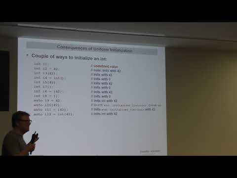 [MUC++] Nicolai Josuttis - "The Nightmare of Initialization in C++"