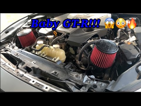 Installing AEM Intakes on the Infiniti Q50!!! Sounds like a GT-R!!!! @goracebox @infinitiq50 @vr30