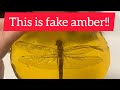 How to spot fake amber vs. real amber!!