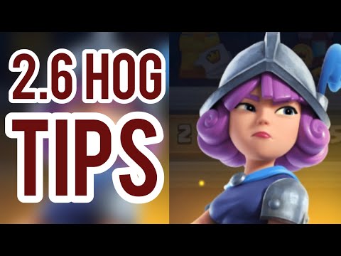 The most old and gold deck tips😎😱 || How to play 2.6 Hog cycle deck💪