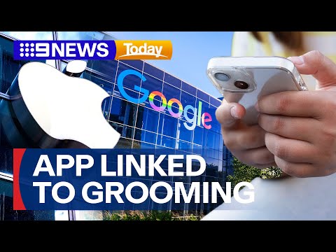 Apple and Google remove roulette chat app after link to child grooming | 9 News Australia