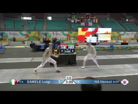 Tunis Grand Prix 2023 SMS - L32 - Gigi Samele ITA v Ha Hansol KOR
