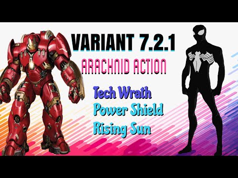 MCOC : Variant 7.2.1 - Tech Wrath, Power Shield & Rising Sun