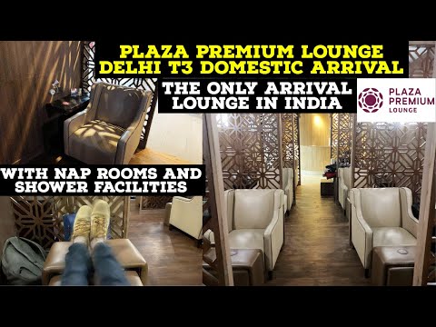 Lounge de desembarque no Terminal 3 de Delhi, desembarque doméstico | Plaza Premium Lounge | Lounge menos conhecido