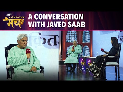 Javed Akhtar At NDTV Creator's Manch | A Conversation With Javed Saab
