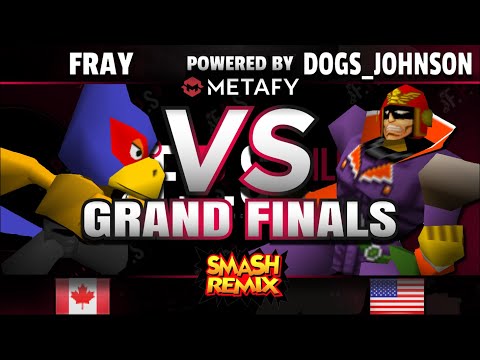 FPS4 Online Grand Finals - Fray (Falco) vs. GANON64 | Dogs_Johnson (C. Falcon/Pikachu) - Smash Remix