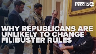 Republicans unlikely to change filibuster rules to end shutdown
