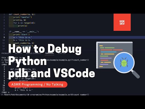 Debug Python With Pdbconsole And Vscode Asmr Programming