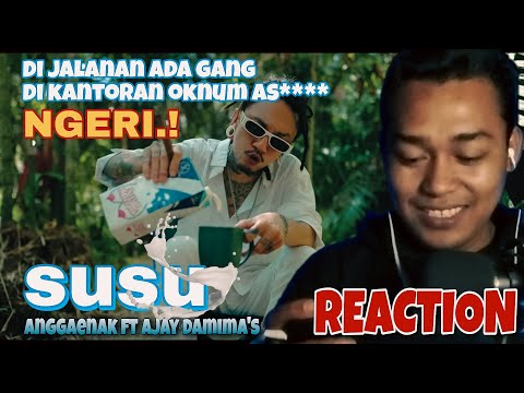 Anggaenak SUSU ft Ajay Damima's (Official Music Video) REACTION | Ini Beta Oncu