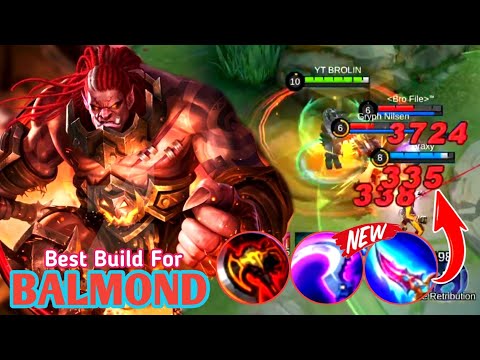 BALMOND NEW BUILD HIGH DAMAGE !! BUILD TOP 1 GLOBAL BALMOND ~ MOBILE LEGENDS