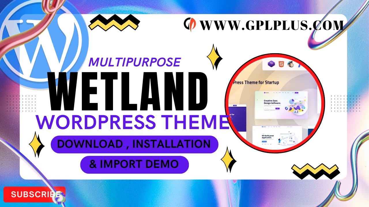 Wetland - MultiPurpose WordPress Theme , Download , Installation & Import Demo
