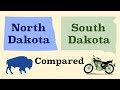 North Dakota and South Dakota Compared