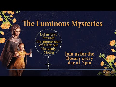 Holy Rosary | Luminous Mysteries| Mysteries of Light | 21 July, 2022