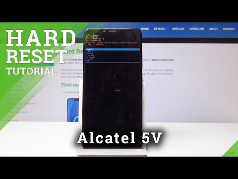 Hard Reset Alcatel 5V - Bypass Screen Lock / Factory Reset