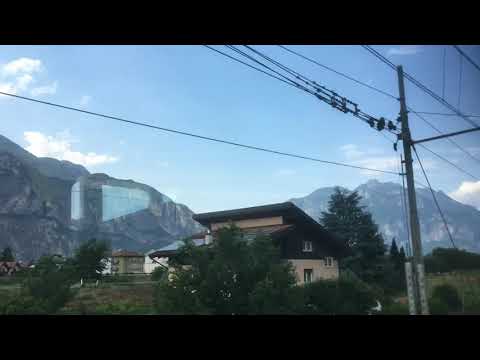 Train trip from Bolzano - Trento (Timelapse)