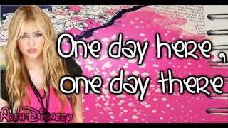 Hannah Montana [Miley Cyrus] | Ordinary Girl Lyrics On Screen HD