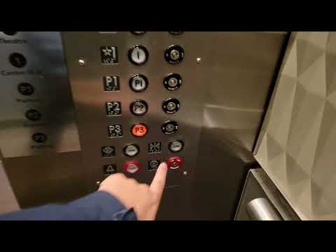 Final Ride on the 1992 Montgomery Traction Left Elevator | Meydenbauer Center | Bellevue WA