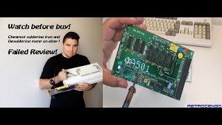Watch before buy! Cheapest soldering iron and Desoldering pump on ebay Failed Review!